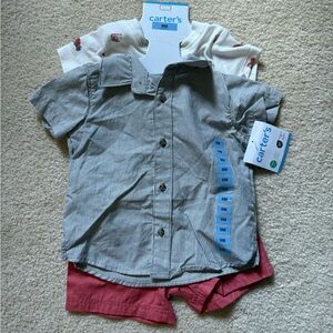 NWT Carters 3 Piece Short Set